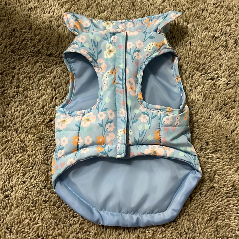 Pupcrew Size Small Floral Jacket for dogs